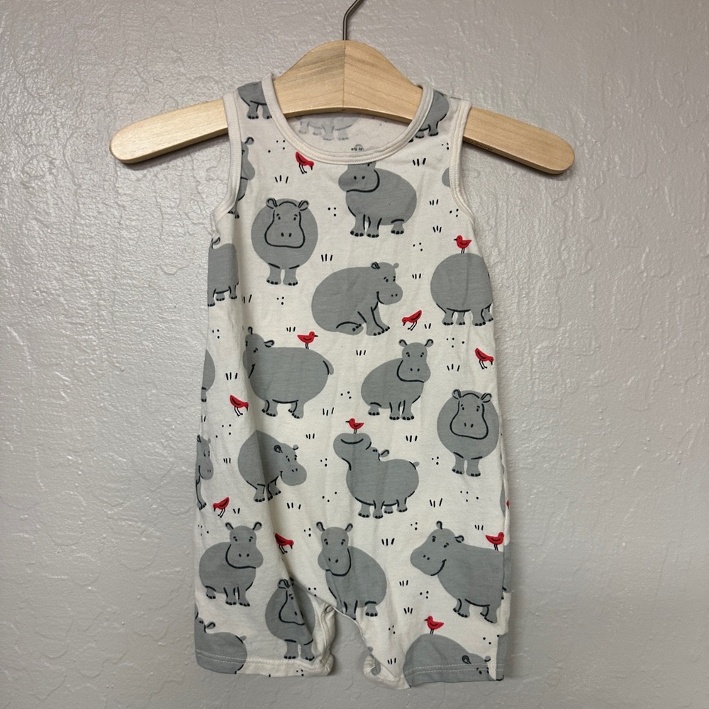 $23 ADD ON winter water‎ factory hippo romper 6M Zara Little Co. Tea Collection